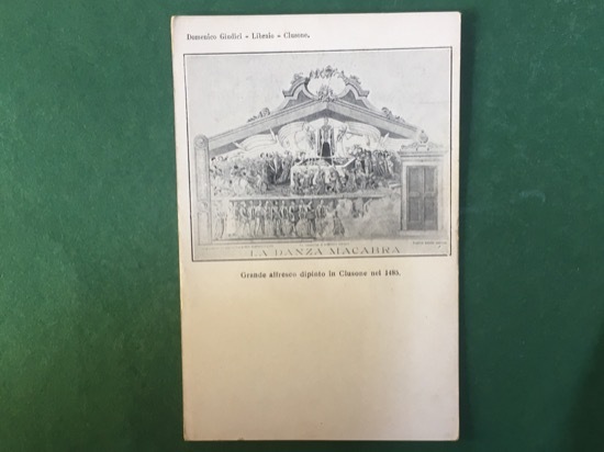 Cartolina Grande Affresco Dipinto In Clusone Nel 1485 - 1930