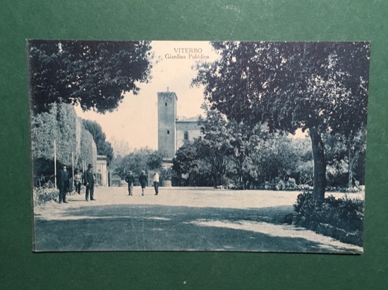 Cartolina Viterbo - Giradini Pubblico - 1930 ca.