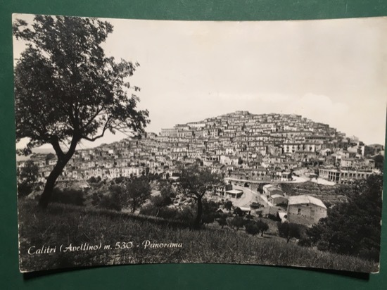 Cartolina Calitri - Avellino - Panorama - 1962