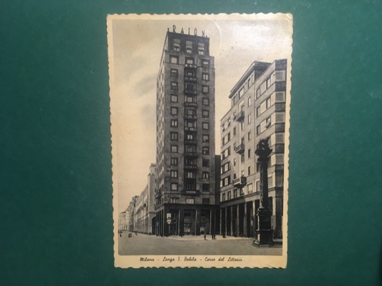 Cartolina Milano - Largo S. Babila - Corso Del Littorio …