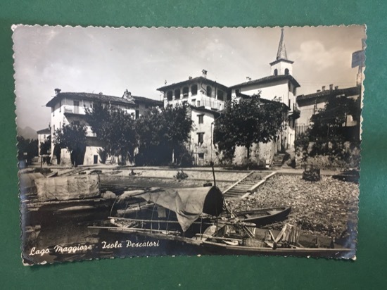 Cartolina Lago Maggiore - Isola Pescatori - 1959