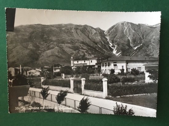 Cartolina Budoia con Catena di Valgrande - 1963