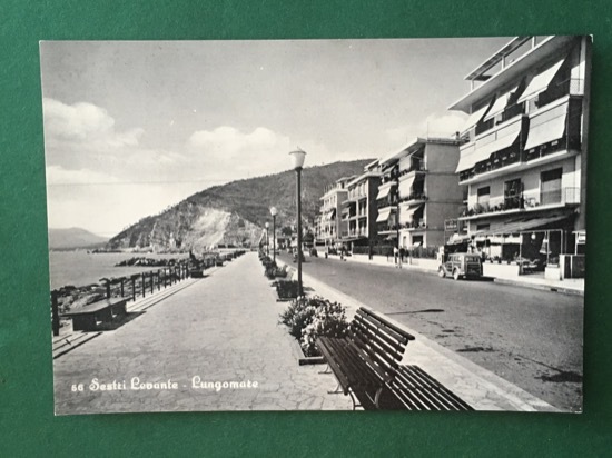 Cartolina Sestri Levante - Lungomare - 1960 ca.