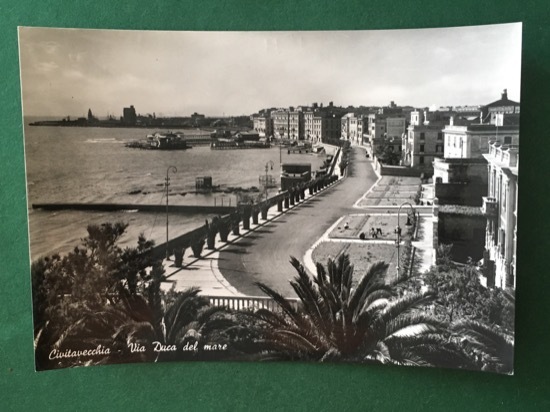 Cartolina Civitavecchia - Via Duca del Mare - 1960 ca.