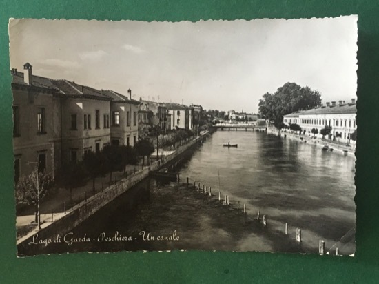 Cartolina Lago Di Garda - Peschiera - Un Canale - …