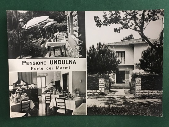 Cartolina Pensione Undulna - Forte dei Marmi - 1960 ca.