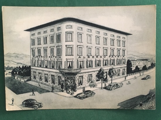 Cartolina Albergo Partia - Chianciano Terme - Siena - 1920 …