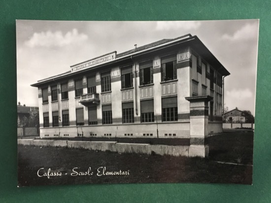 Cartolina Cafasse - Scuole Elementari - 1960 ca.