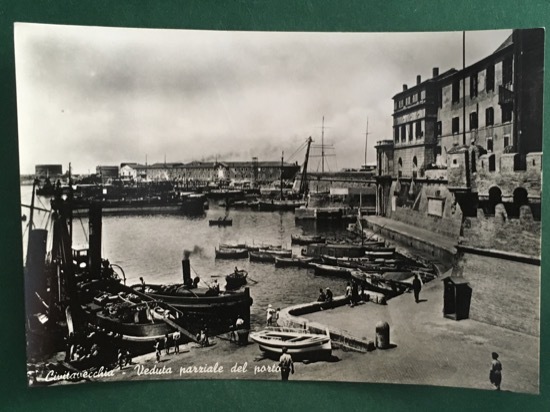 Cartolina Civitavecchia - Veduta Parziale Del Porto - 1960 ca.