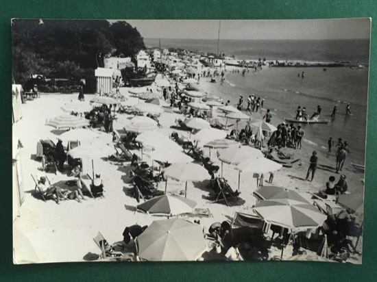 Cartolina Cupramarittima + Spiaggia - 1960 ca.