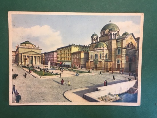 Cartolina Trieste - Piazza Umberto I - 1944