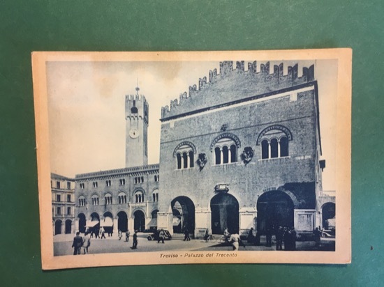 Cartolina Treviso - Palazzo del Trecento - 1947