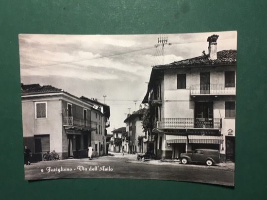 Cartolina Farigliano - Via Del'Asilo - 1961