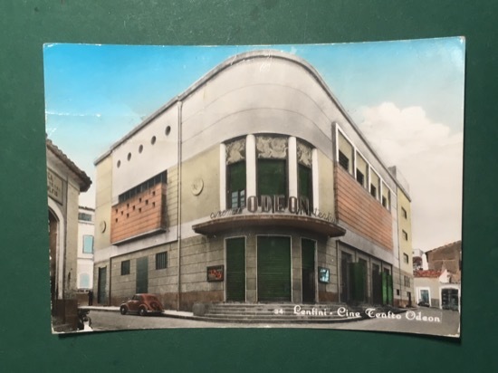 Cartolina Lentini - Cine Teatro Odeon - 1974