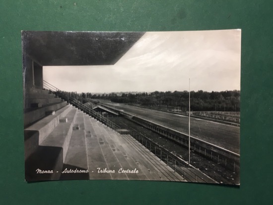 Cartolina Monza - Autodromo - Tribuna Centrale - 1951