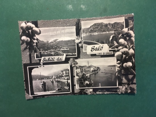 Cartolina Saluti da Salò - Lago Di Garda - 1953