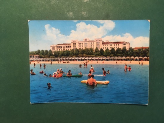 Cartolina Venezia Lido - Hotel Des Bains e Spiaggia - …