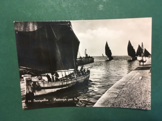 Cartolina Senigallia - Partenza per la Pesca - 1960 ca.