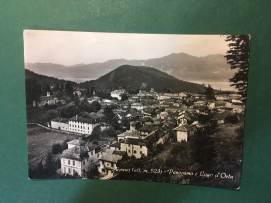 Cartolina Armeno - Panorama e Lago D'Ora - 1960