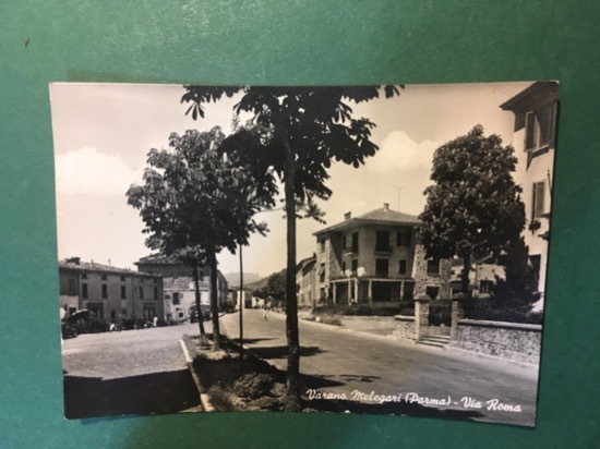 Cartolina Varano Melegari - Parma - Via Roma - 1956