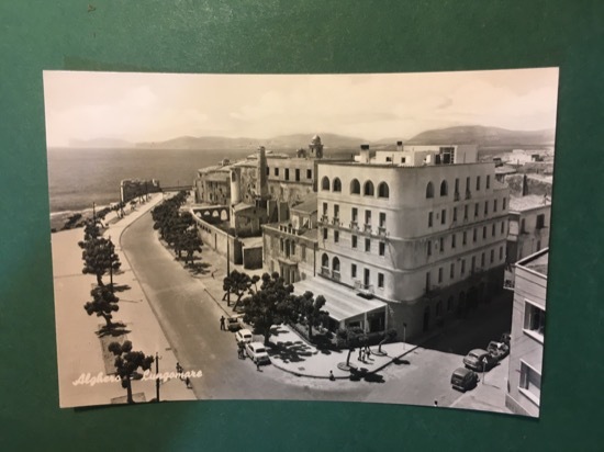 Cartolina Alghero - Lungomare - 1960 ca.