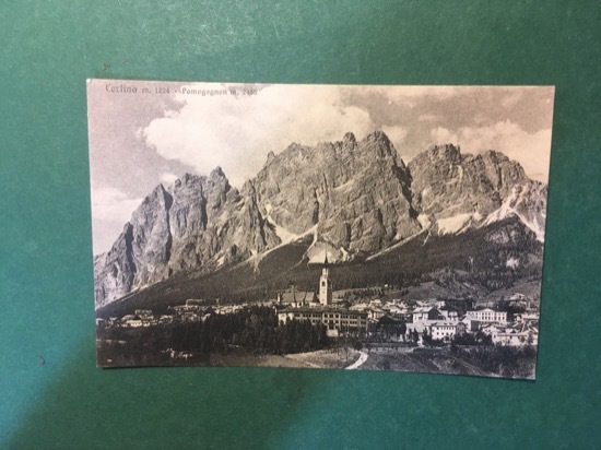 Cartolina Cortina - Pomagnon - 1950 ca.