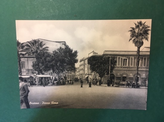 Cartolina Oristano - Piazza Roma - 1930 ca.