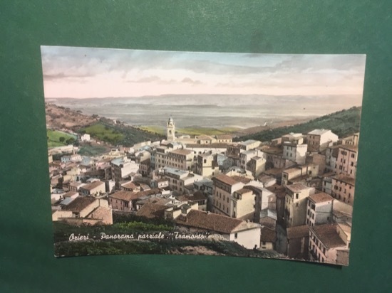Cartolina Orvieti - Panorama Parziale - Tramonto - 1961