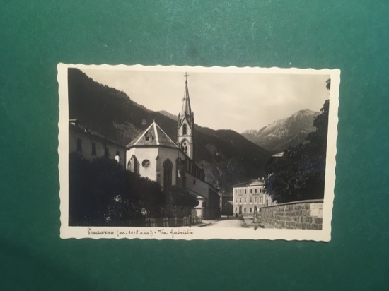 Cartolina Predazzo - Via Gabrielli - 1936