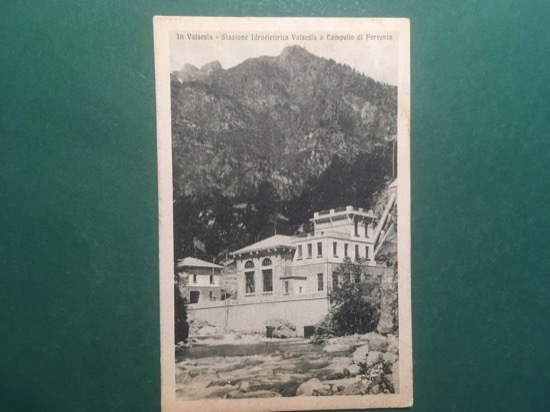 Cartolina In Valsesia - Stazione Idroelettrica Valsesia a Campello - …