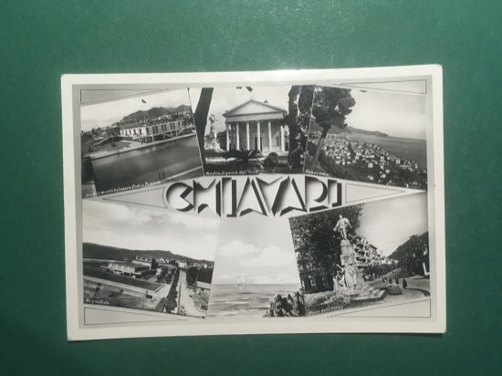Cartolina Chiavari - Stabilimento Balneare Lido e Piscina - 1949