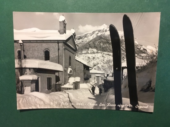 Cartolina Olux - Chiesa San Rocco Sfondo M. Seguret - …