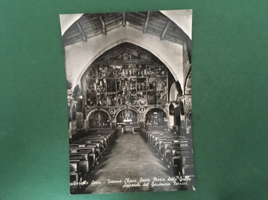 Cartolina Varallo Sesia - Interno Chiesa Santa Maria delle Grazie …