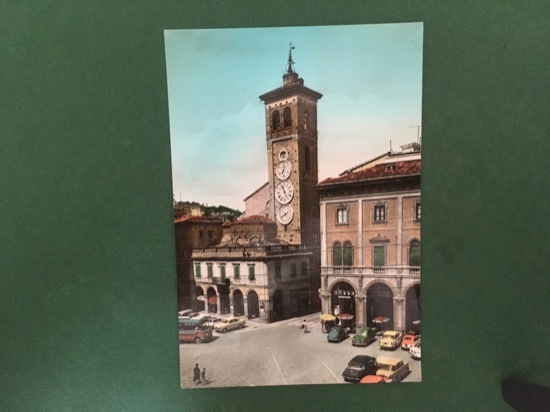 Cartolina Tolentino - Piazza della Libertà - Torre degli Orologi …