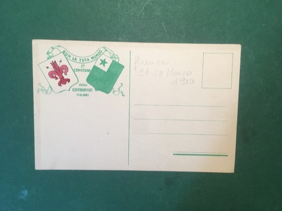 Cartolina Kun la Tuta Mondo - I Convegno Degli Esperantisti …