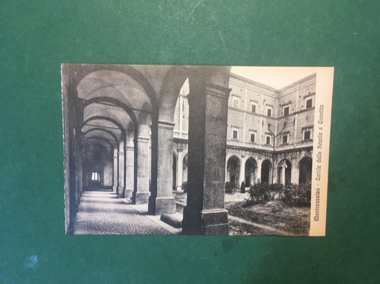 Cartolina Montecassino - Cortile Delle Scuole e Convitto - 1910 …