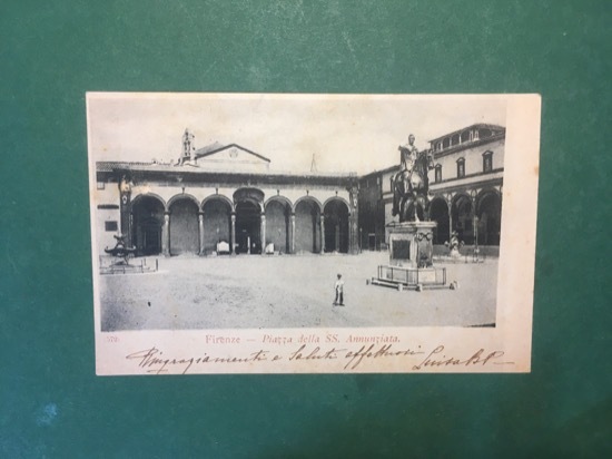 Cartolina Firenze - Piazza Della SS. Annunziata - 1902