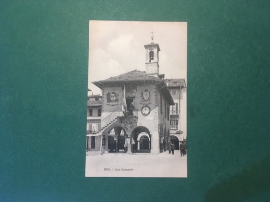 Cartolina Orta - Casa Camunale - 1931