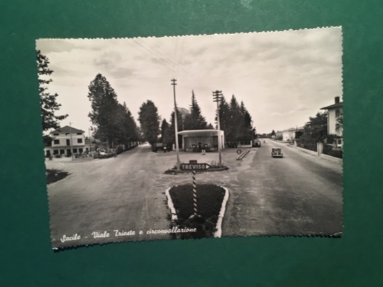 Cartolina Sacile - Viale Trieste e Circonvallazione - 1968