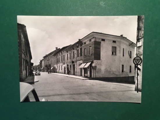 Cartolina Castiglione D'Adda - Via Garibaldi - 1960 ca.