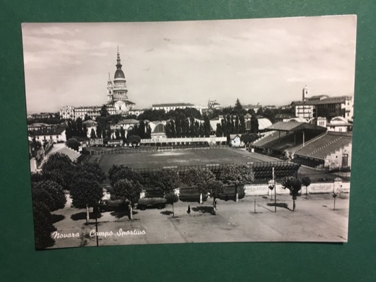 Cartolina Novara - Campo Sportivo - 1961