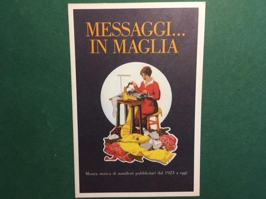 Cartolina Messaggi In Maglia - Mostra Storica di Manifesti - …