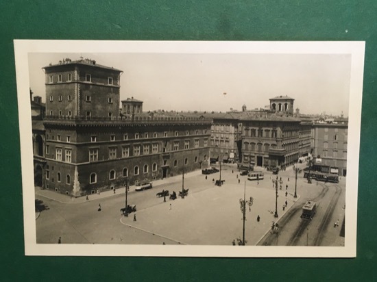 Cartolina Roma - Piazza e Palazzo Venezia - 1950 ca.