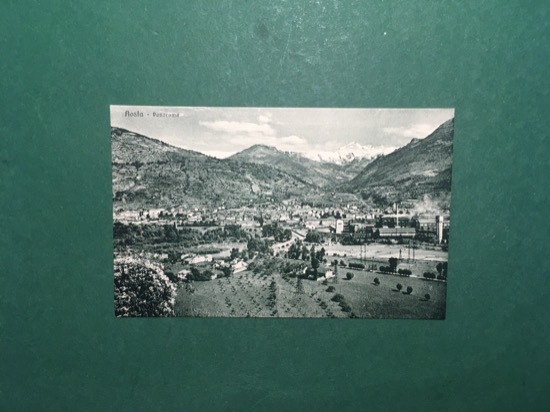 Cartolina Aosta - Panorama - 1910 ca.