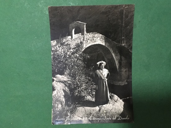 Cartolina Lanzano Torinere - Costume e Ponte del Diavolo - …
