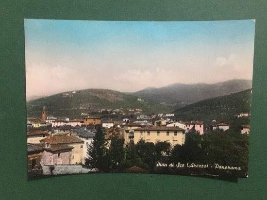 Cartolina Pian di Sco - Arezzo - Panorama - 1962