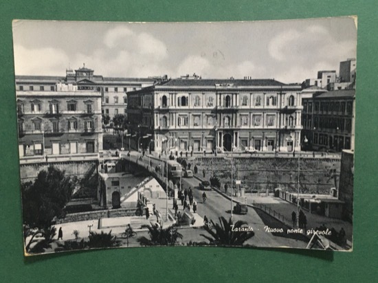 Cartolina Taranto - Nuovo Ponte Girevole - 1960