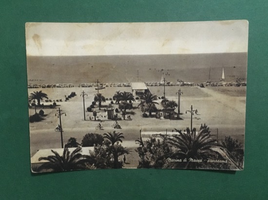 Cartolina Marina di Massa - Panorama - 1919