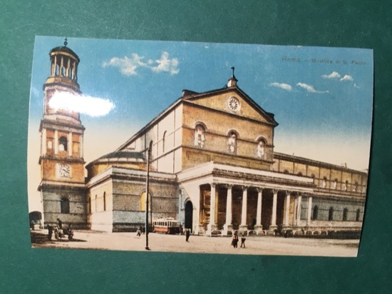 Cartolina Roma - Basilica di S. Paolo - Replica - …