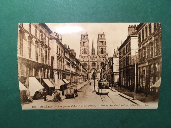 Cartolina Orleans - Rue Janne D'Are et la Catedrale - …